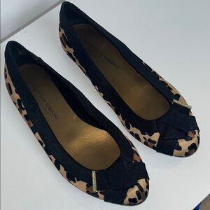 Christian Siriano 6.5 Women’s Leopard Print Flats w/ Bow Detail #fancy #chic